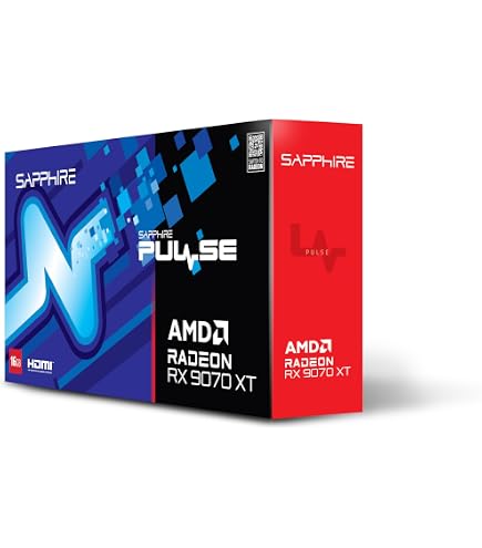 Placa de Vídeo Sapphire Pulse AMD Radeon RX 9070 16GB GDDR6 16GB